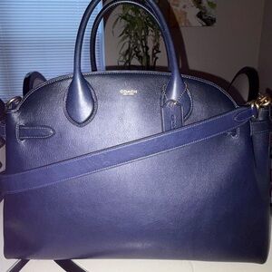 Coach Soft Empire Carryall 40 in Navy